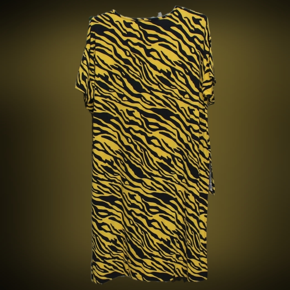 Antthony Original High Low Zebra Print Top Sz L NWT - Picture 2 of 3